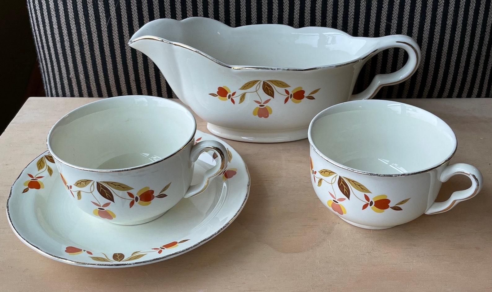 Vintage Jewel Tea Gravy Boat, Tea/coffee Cup or Saucer Etsy