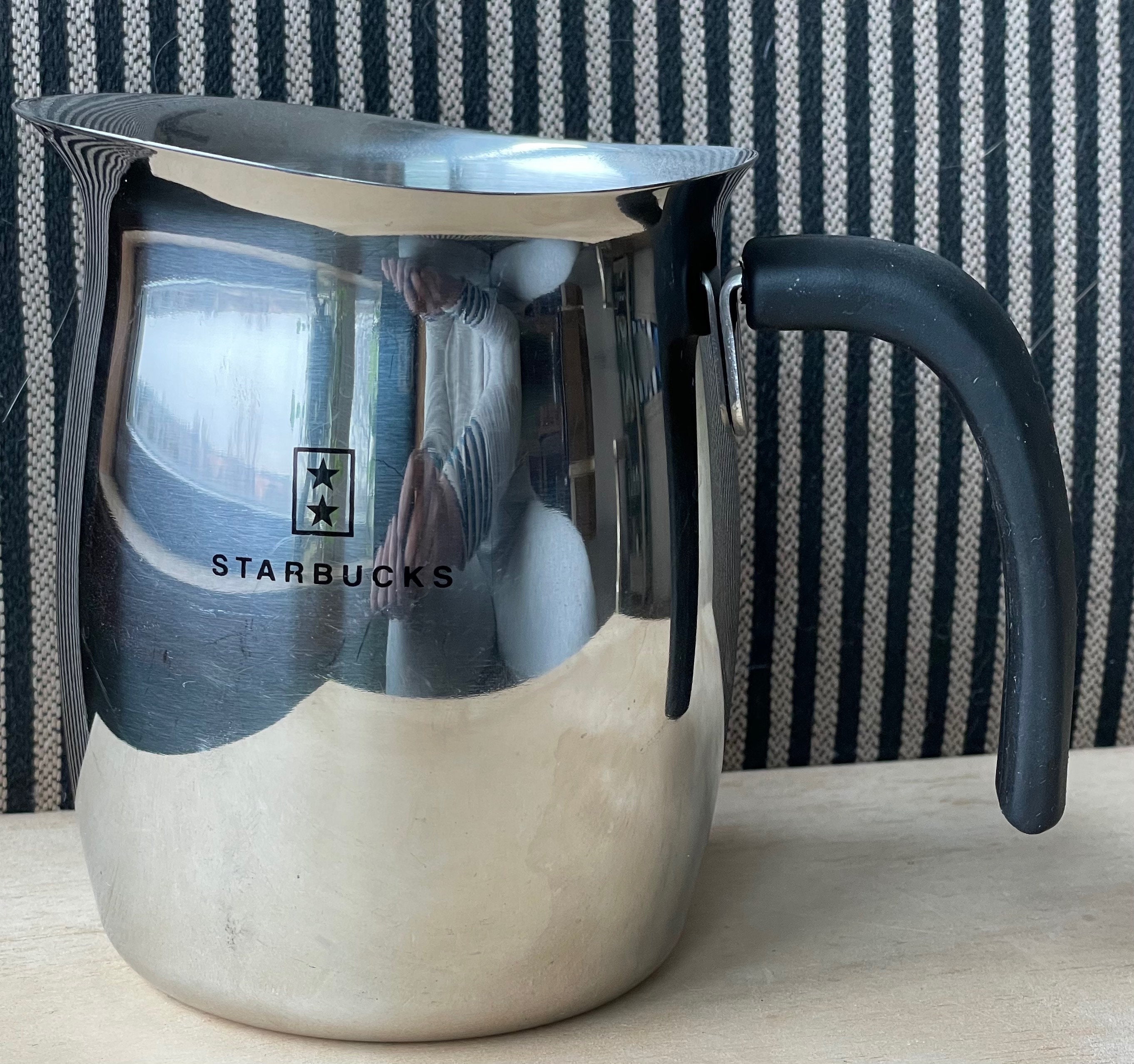 Vintage Starbucks Durable Stainless Steel Milk Frothing Pitcher 