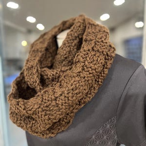Crochet Infinity Scarf, Women Winter Scarf, Soft Womens Scarf, Warm Cozy Fashion Scarf, Infinity scarf | Color Options Available