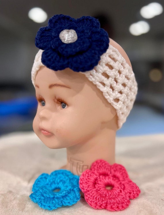 Crochet Baby Turban Turbante Crochet Bebe Knotted Hats For Baby - Main Image