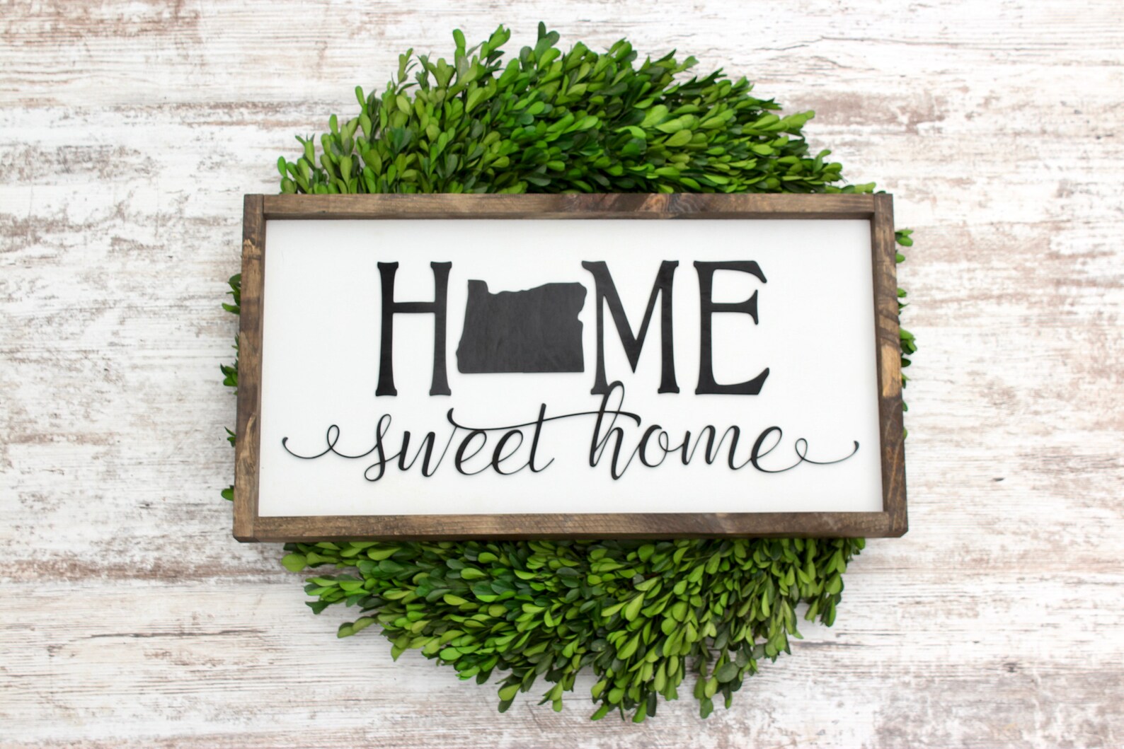 Oregon Home Sweet Home Oregon Oregon Sign Oregon Decor Etsy