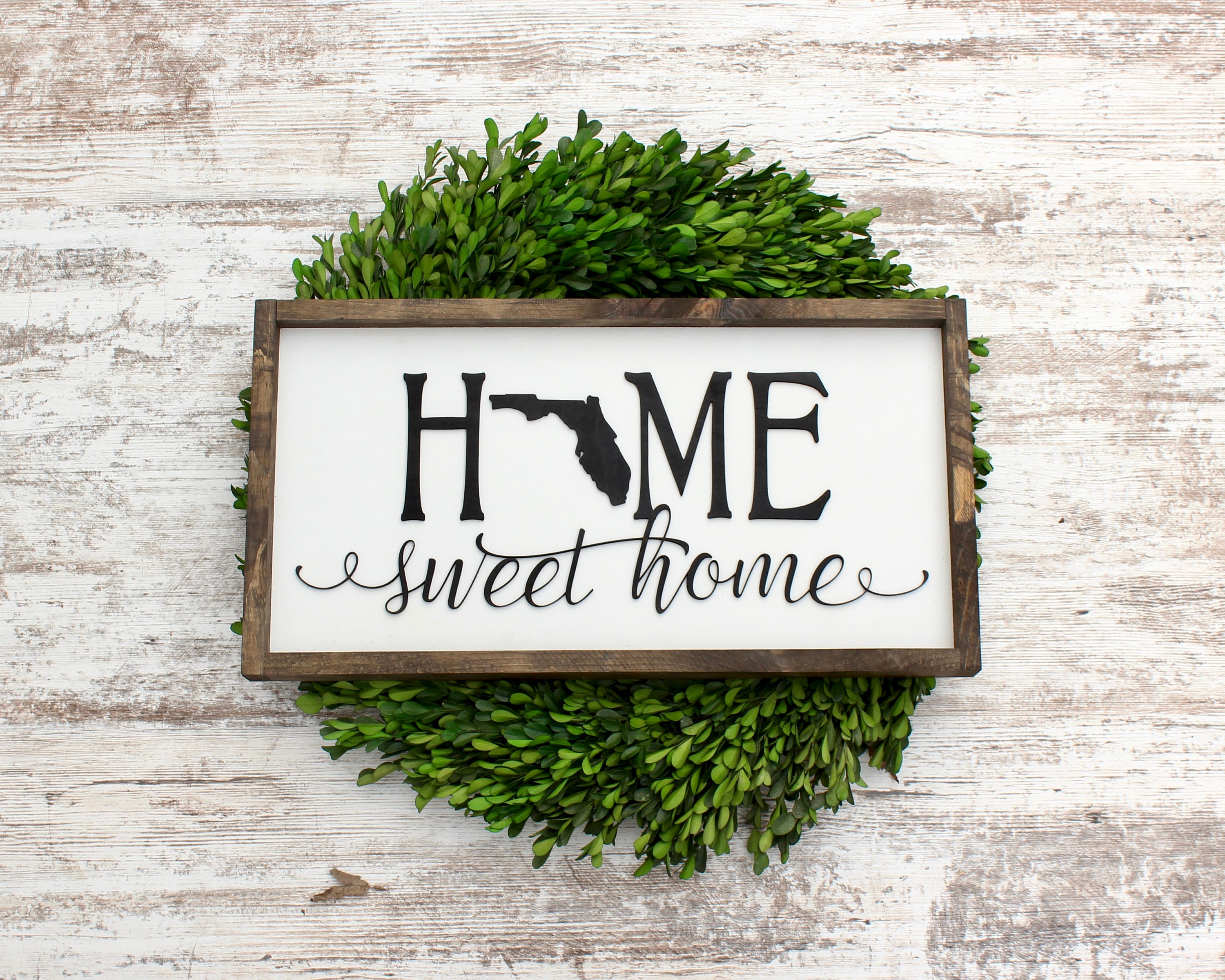 Florida | Florida Sign | Florida Decor | Florida Home Sweet Home Sign ...