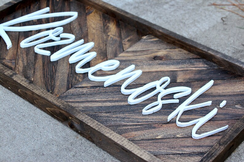 Entry Wall Decor Last Name Wall Decor Entry Name Sign Etsy