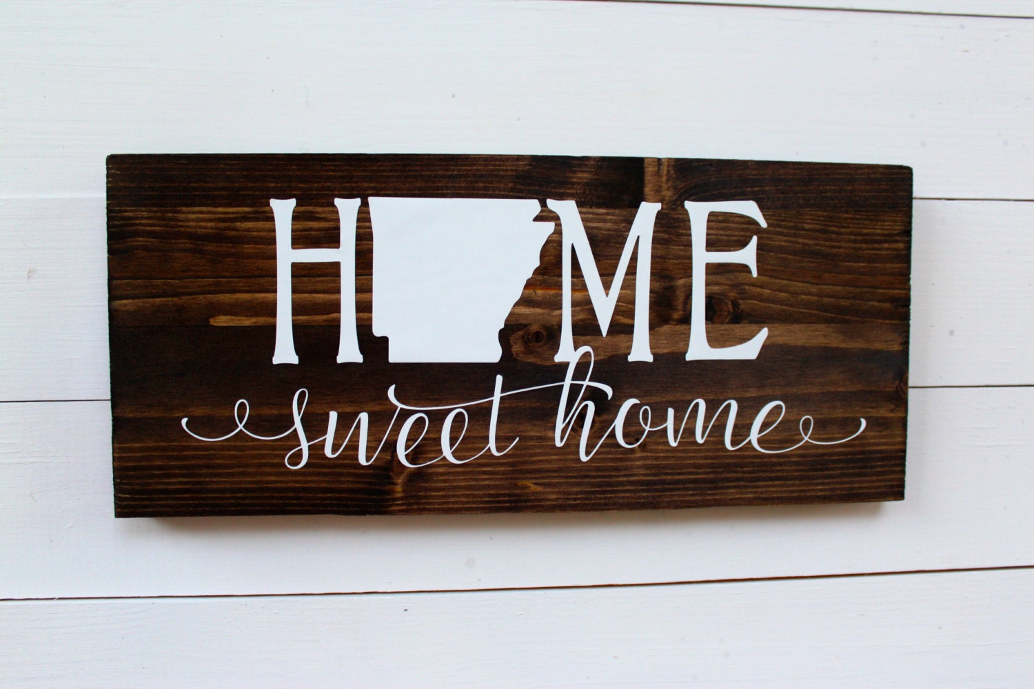 Arkansas Home Sweet Home Arkansas Arkansas Home Sign Etsy