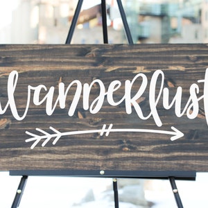 Wanderlust Arrow Wanderlust Sign Arrow Sign Wanderlust - Etsy