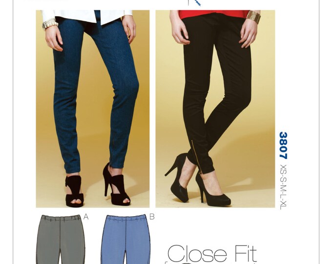 Sewing Pattern for Misses' Leggings, Kwik Sew K3807, Women's Leggings
