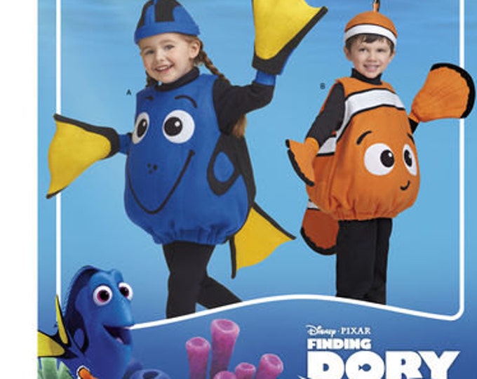 Sewing Pattern for Finding Dory, Nemo Costumes, Disney Pixar Finding ...