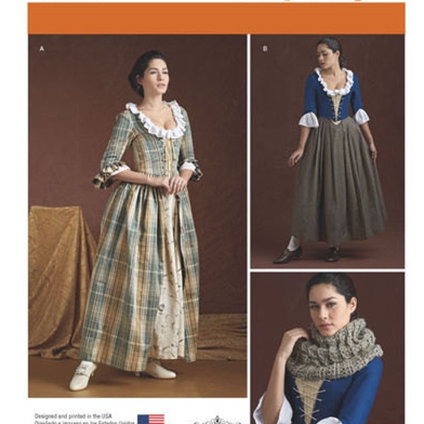 Sewing Pattern for Womans 18th Century (1700's) Costumes, Simplicity Pattern 8161, Halloween Costume,Scottish Highlander Costume, Cosplay