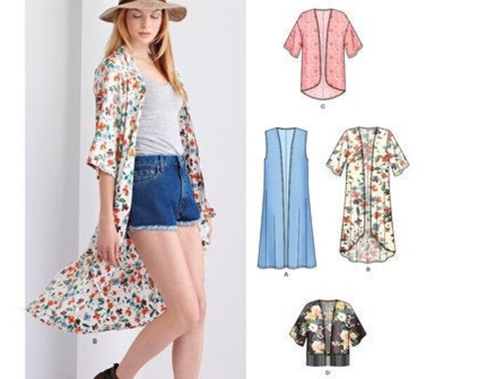 Sewing Pattern Womens Kimonos, New Look Pattern 6378, New Pattern