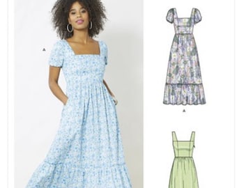 セット販売 Women's Dress Patterns Designer Zandra Rhodes Sewing Pattern for Dress / Caftan