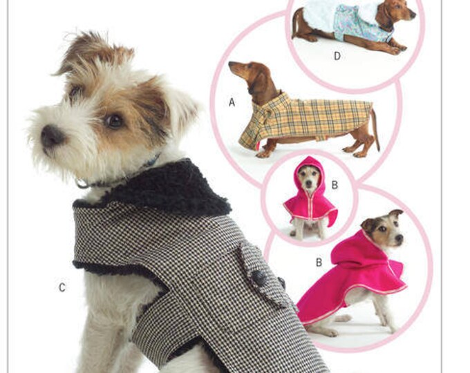 Sewing Pattern for Dog Coats in Four Styles Butterick Craft Etsy