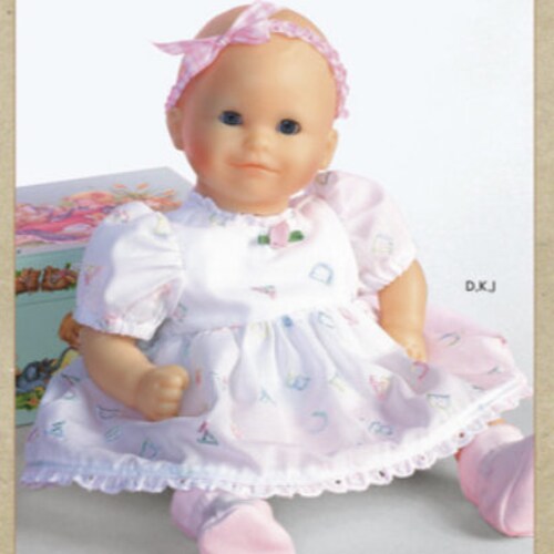 Bitty Baby Doll Clothes Printable Sewing Pattern 15 Inch - Etsy