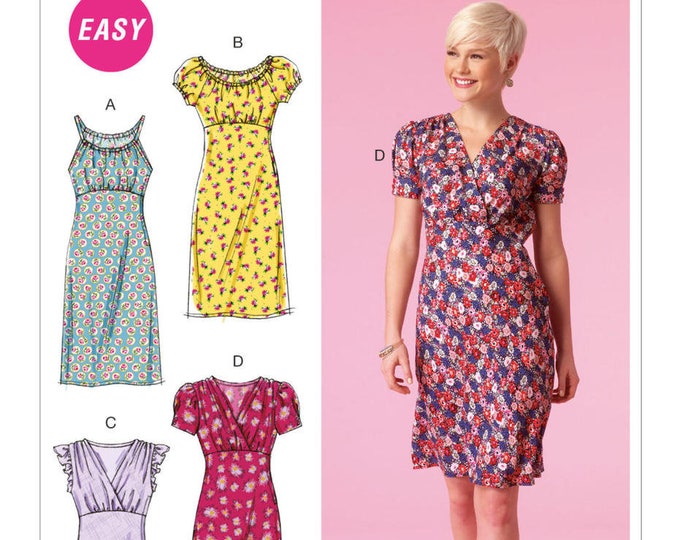 Sewing Pattern for Misses Dresses, Mccall's Pattern M7116, Womens ...