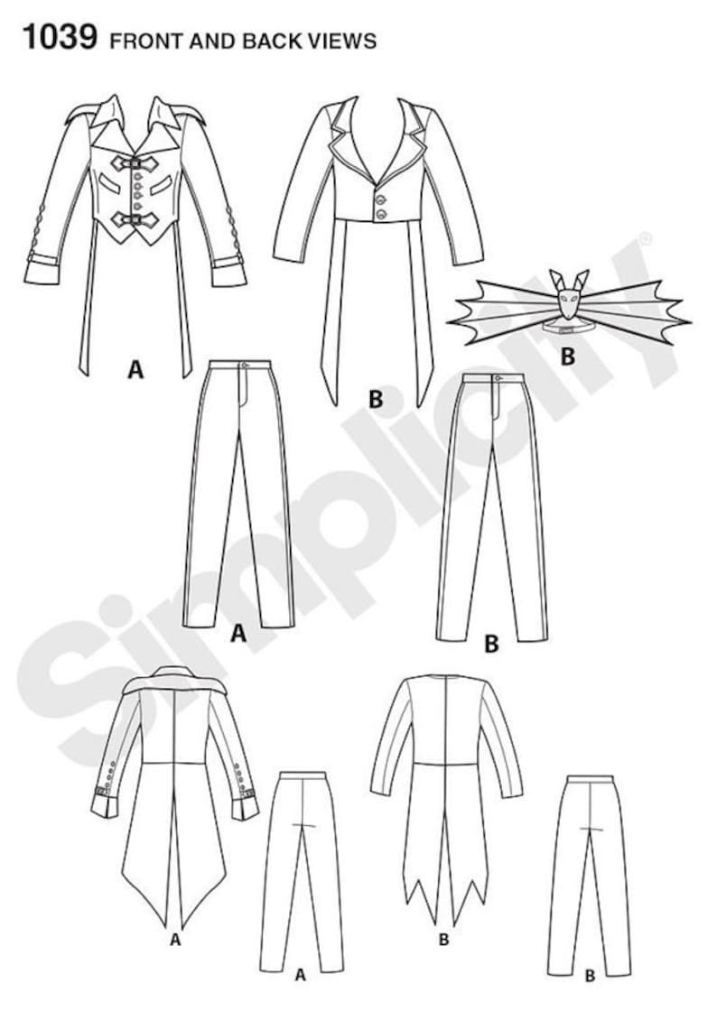 Sewing Pattern for Mens Steampunk Costume & Jack Skellington Etsy