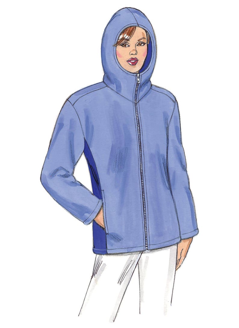 Sewing Pattern Misses' Zipfront Jackets Kwik Sew Pattern Etsy