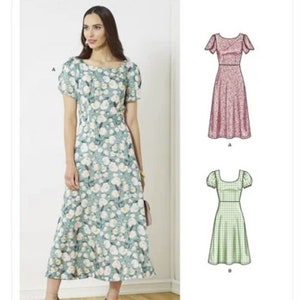 Sewing Pattern for Womens Dresses in Misses Sizes, Great Summer Dresses, New Look Pattern N6693, New Pattern, Fast & Easy Sewing