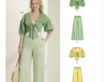 Sewing Pattern for Womens Pants & Jacket or Top, New Look Pattern N6677, New Pattern, Misses' Summer Outfit