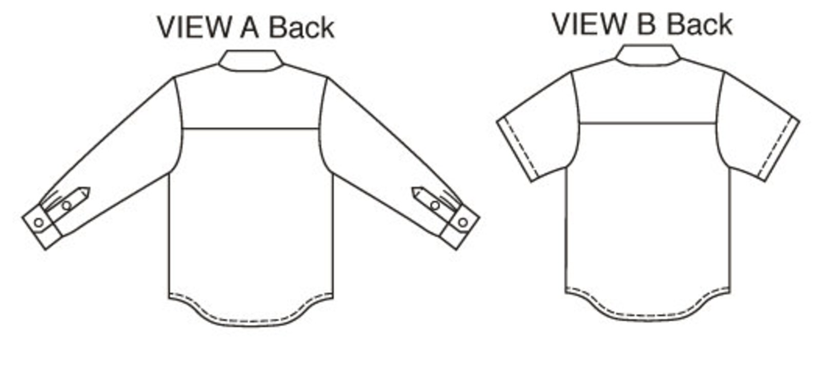 Sewing Pattern for Men's Buttondown Shirts Kwik Sew Etsy