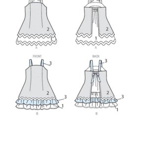 Sewing Pattern for Toddler Girls' Dresses Kwik Sew - Etsy