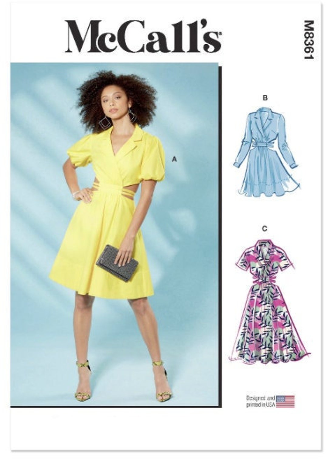 Sewing Pattern for Womens Dress, Mccalls Pattern M8361, NEW Pattern