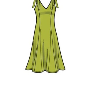 New Look Sewing Pattern N6666Misses' Dress N6666 Cartamodello per abito da donna, bianco, A (6 8 10 12 14 16 18
