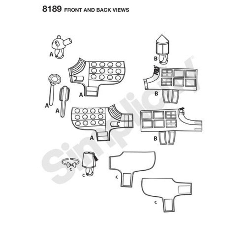 Sew Pattern for Clothes or Costumes for Your Dog Simplicity Etsy