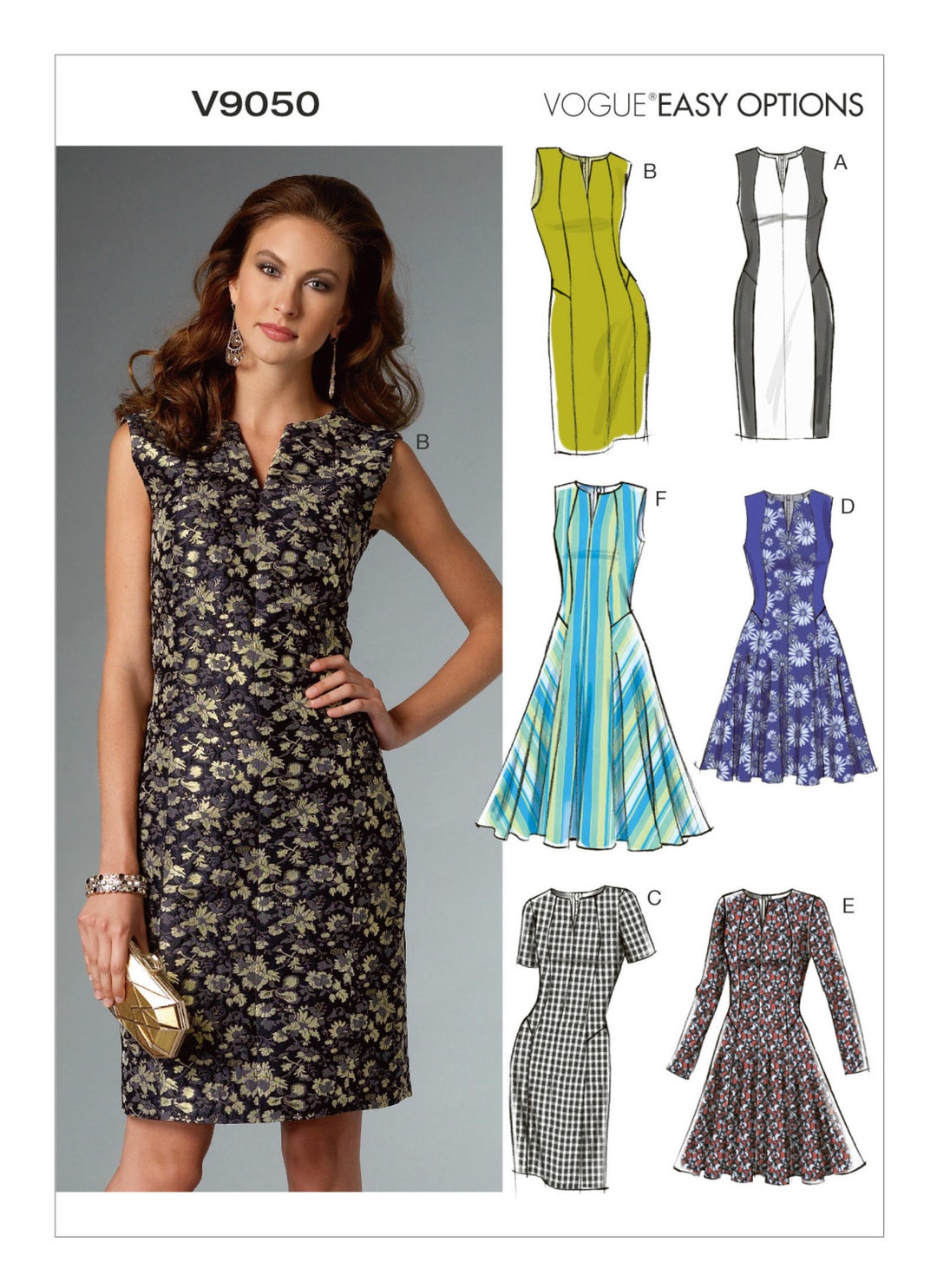 Sewing Pattern for Womens Dresses Vogue Pattern V9050 Womens - Etsy
