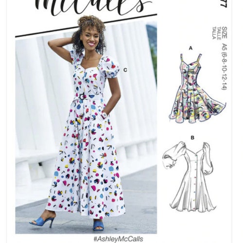 Sewing Pattern for Womens Dress Mccalls Pattern M7974 New - Etsy