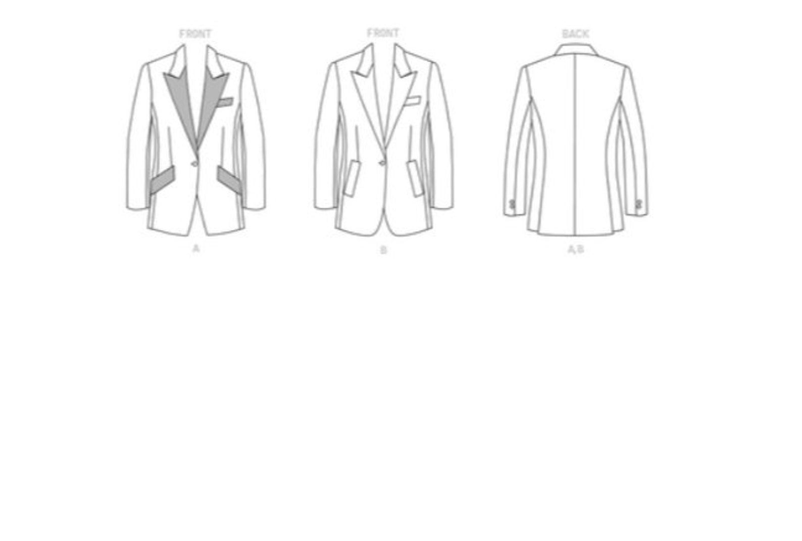 Sewing Pattern for Womens Jacket Butterick Pattern B6862 - Etsy