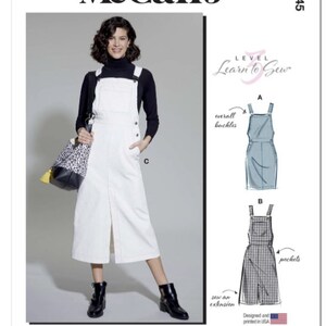 Black overall skirt sewing patterns hotsell
