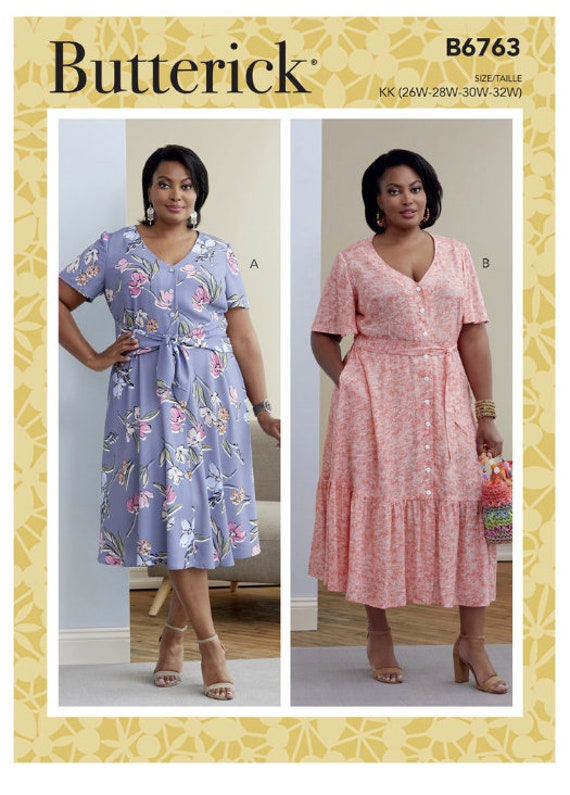 plus size dress patterns