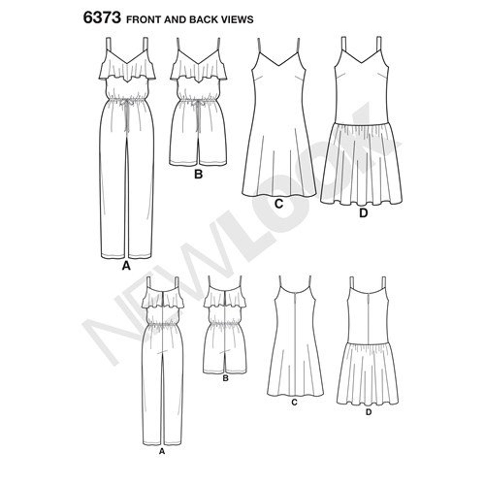 Sewing Pattern for Womens Jumpsuits and Dresses New Look - Etsy