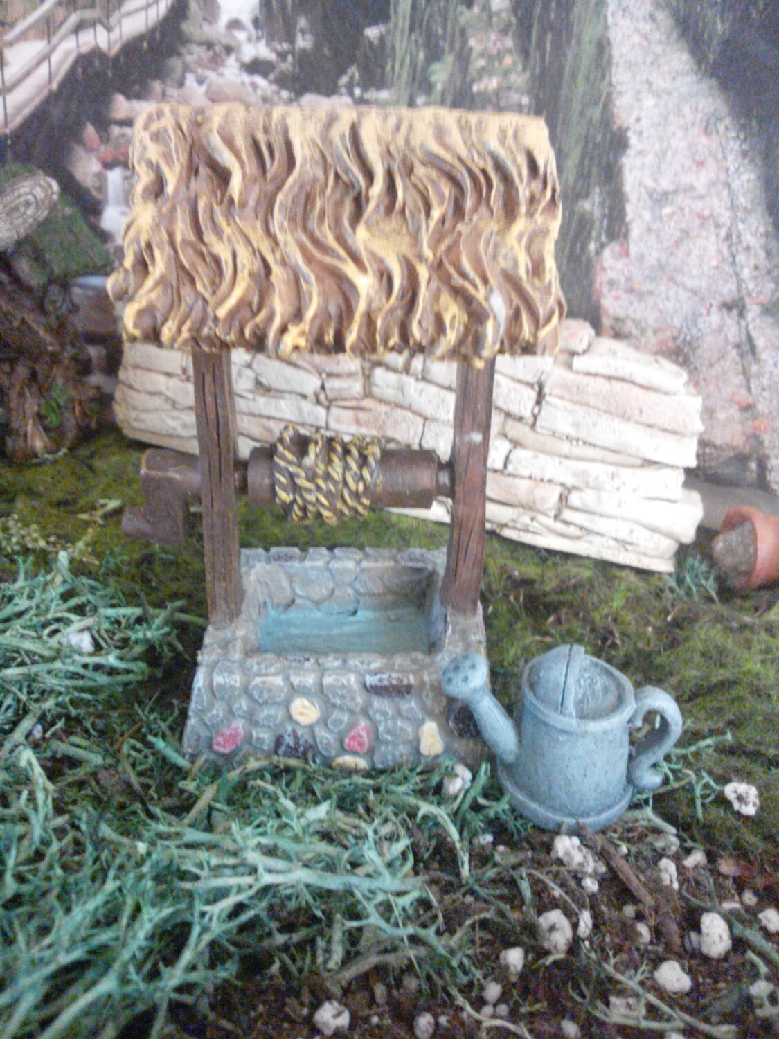 Fairy Garden Miniature Resin Wishing Well for Your Fairy Garden ...