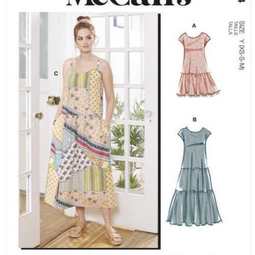 Sewing Pattern Womens Dress Mccalls Pattern M8214 New - Etsy