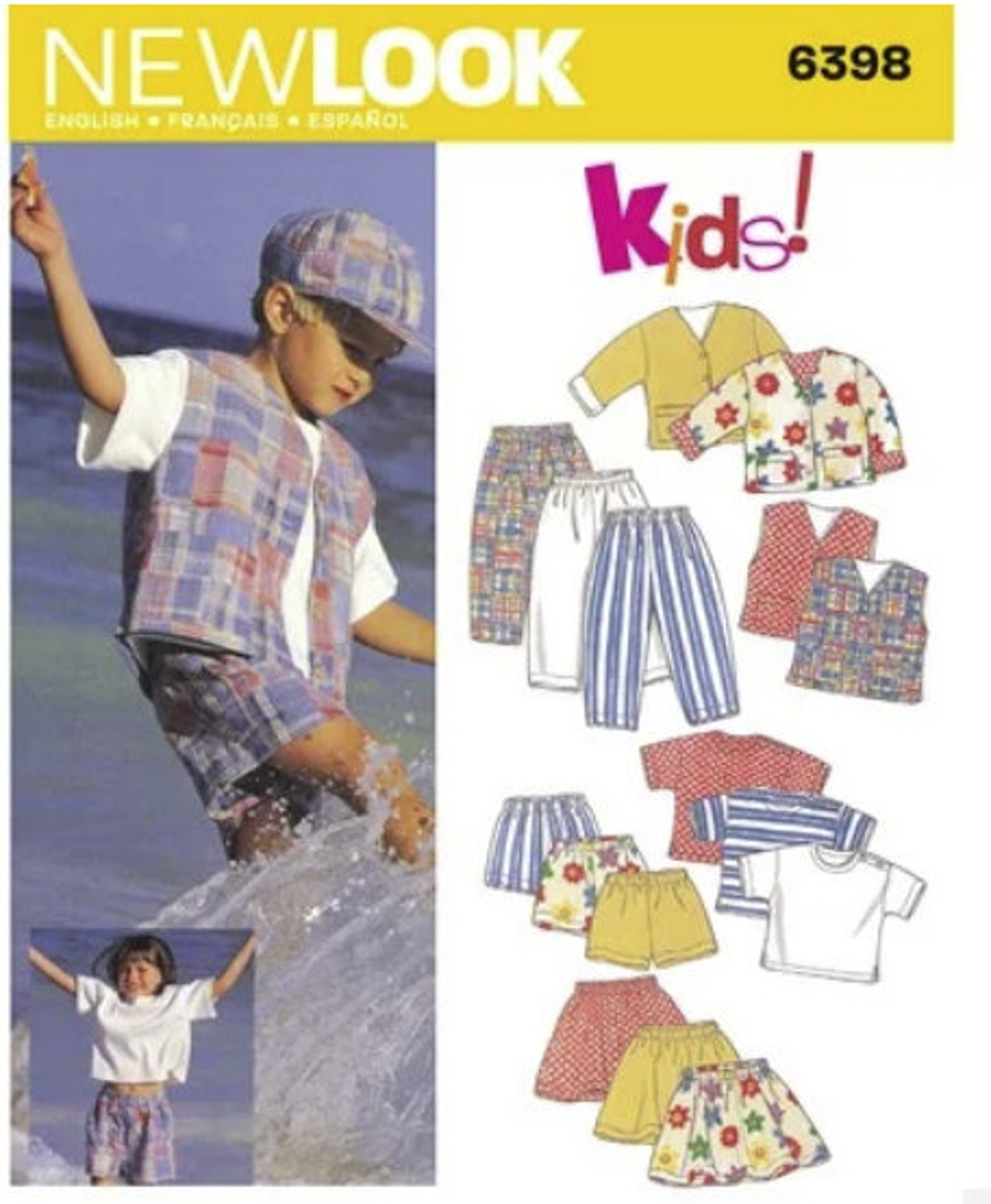 Sewing Pattern for Boys & Girls Separates New Look Pattern | Etsy