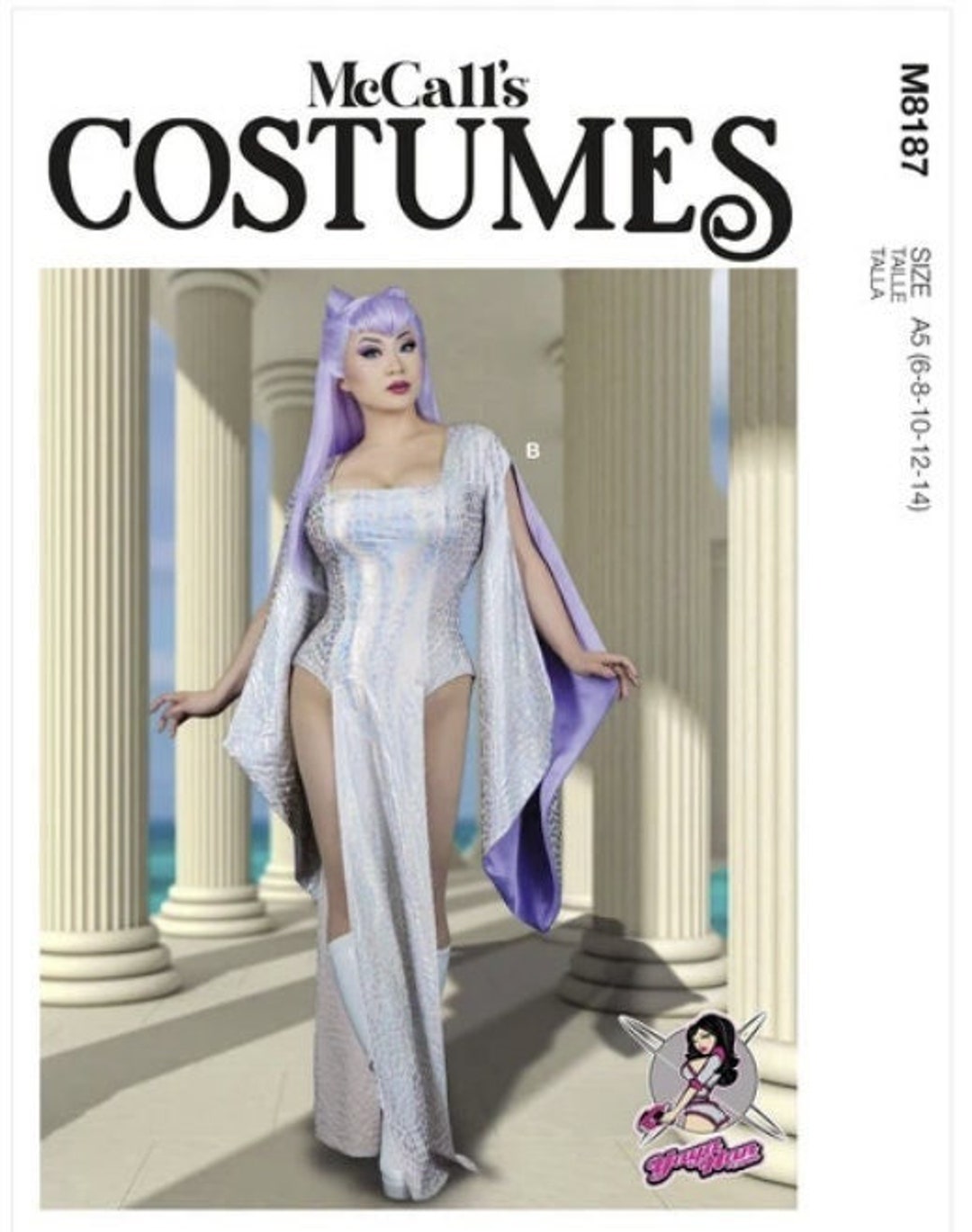  McCall's Patterns Women's Superhero Halloween and Cosplay  Costume Sewing Pattern by Yaya Han, Sizes 14-22 : Arts, Crafts & Sewing