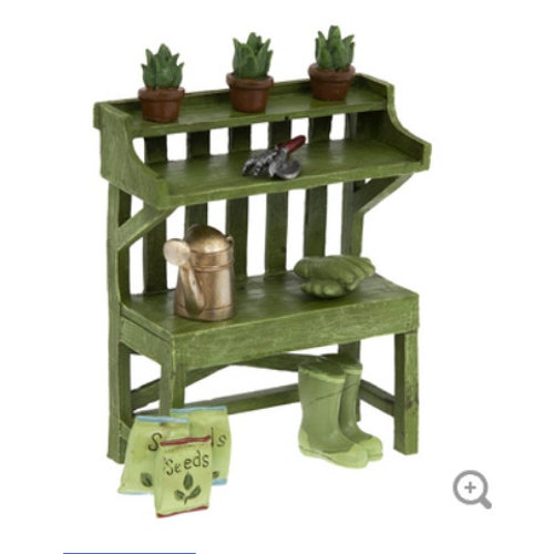 Fairy Garden Potting Bench & Accessories Resin Fairy Garden Etsy