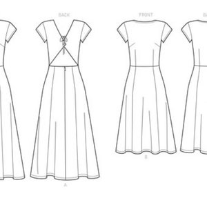 Sewing Pattern for Womens Dresses in Misses Sizes, Great Summer Dresses ...