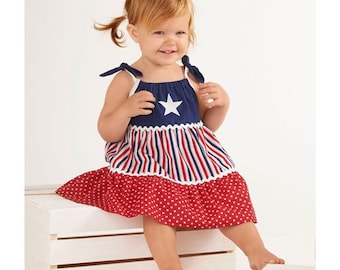 Sewing Pattern for Babies' Dress & Panties, New Look Pattern 6353, New Pattern, Infants Dress w/Bloomers, Babies Summer Dresses, OOP