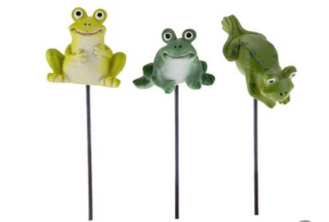 Fairy Garden Miniature Resin FROGS for Fairy Garden, Miniature Frogs