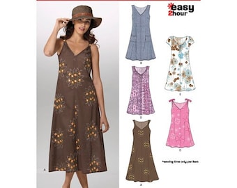 Sewing Pattern for Womens Dress in Sizes 8-18, Great Summer Dresses, New Look Pattern 6889, New Pattern, Fast & Easy Sewing