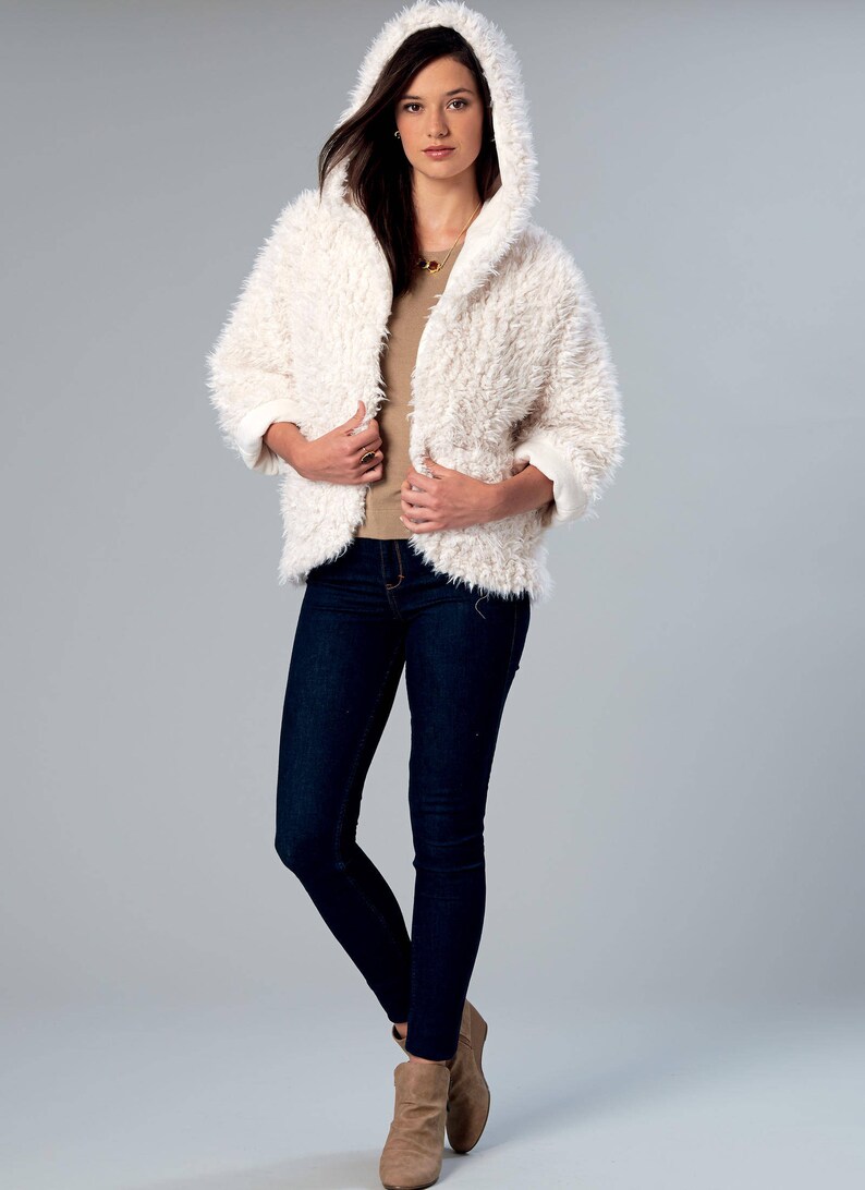 Sewing Pattern for Womens' Open-front Jackets Shawl Collar Hood, Mccall ...