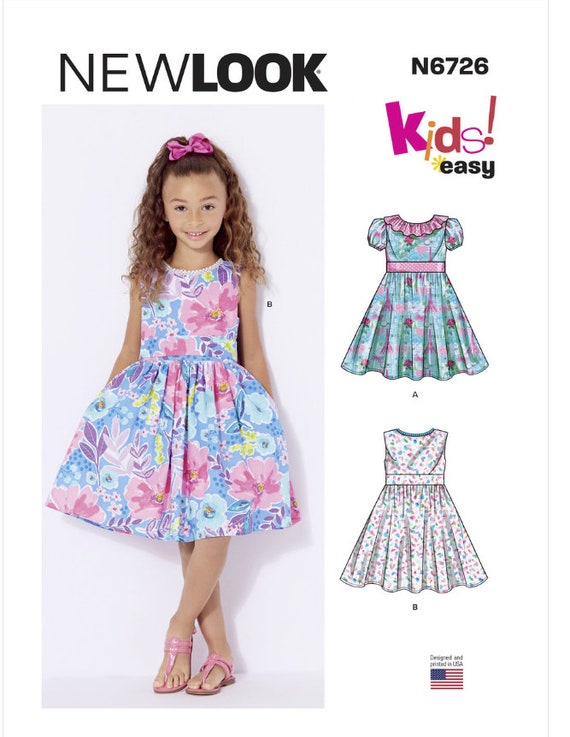 McCall's Sewing Pattern Children's/Girls' Dresses-2-3-4-5 - Walmart.com