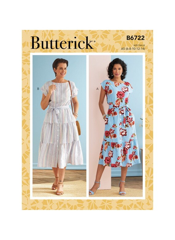 Sewing Pattern Womens Dress in Misses Sizes Butterick Pattern - Etsy