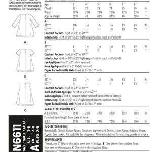 Sewing Pattern for Girls Dress New Look Pattern N6611 New - Etsy