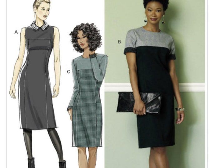 Sheath Sewing Pattern Sewing Pattern for Womens Dress, Butterick Pattern B6410, Womens Sheath ...