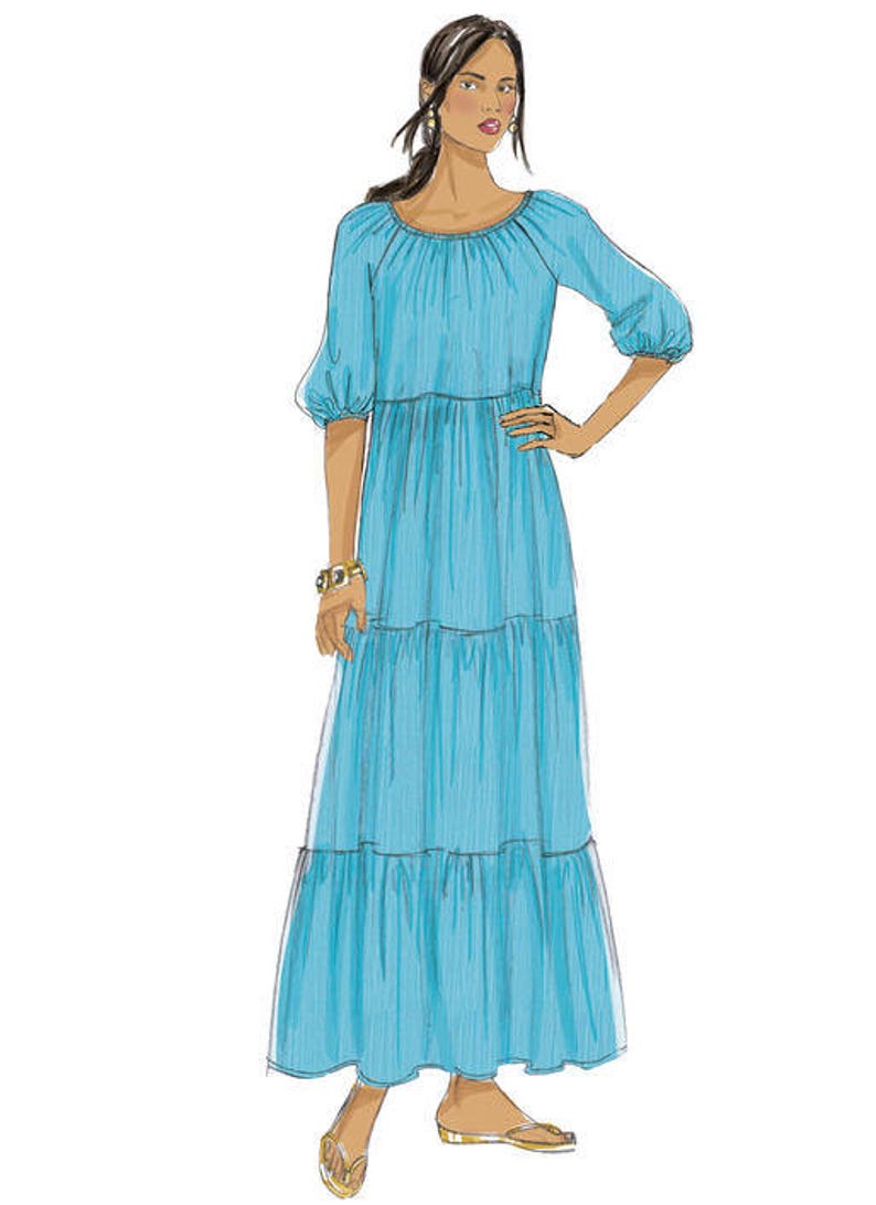 Sewing Pattern Misses Gathered Blouson Dresses Butterick - Etsy Ireland