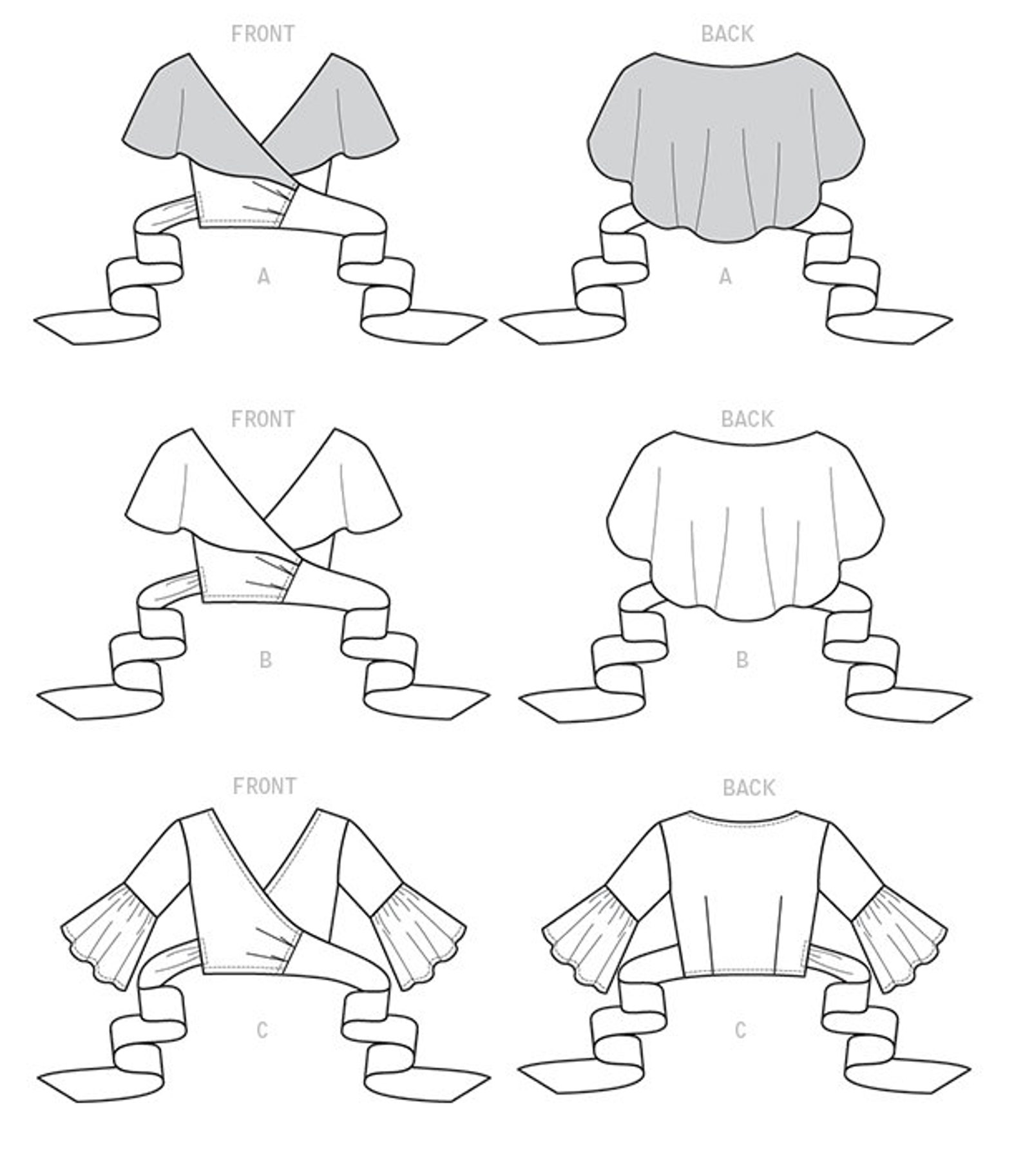 Sewing Pattern for Misses WRAP TOPS Vogue Pattern 9315 - Etsy