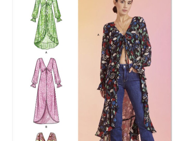 Sewing Pattern for Womens' Fashion Dusters in Sizes 8 to 26, Simplicity