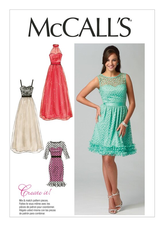 Sewing Pattern for Misses' Event Dress McCall's | Etsy